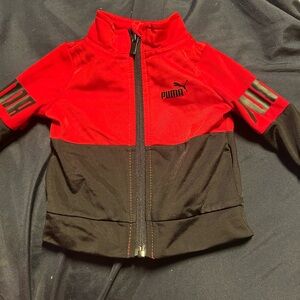 Puma Bold Red and Black Track Jacket